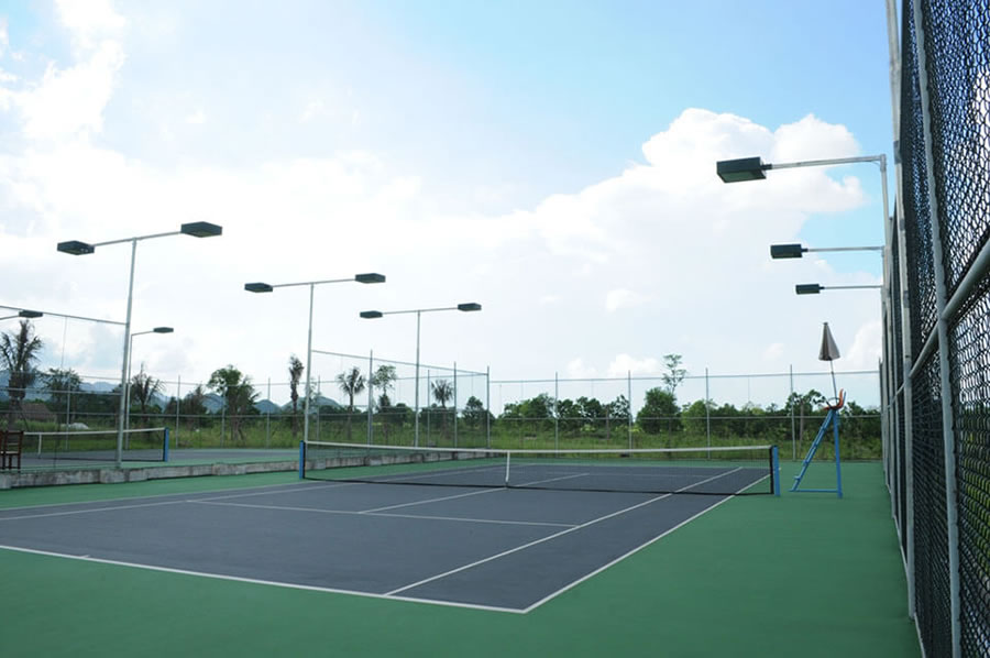 Thi công lắp đặt hệ thống đèn điện chiếu sáng sân Tennis, Pickleball